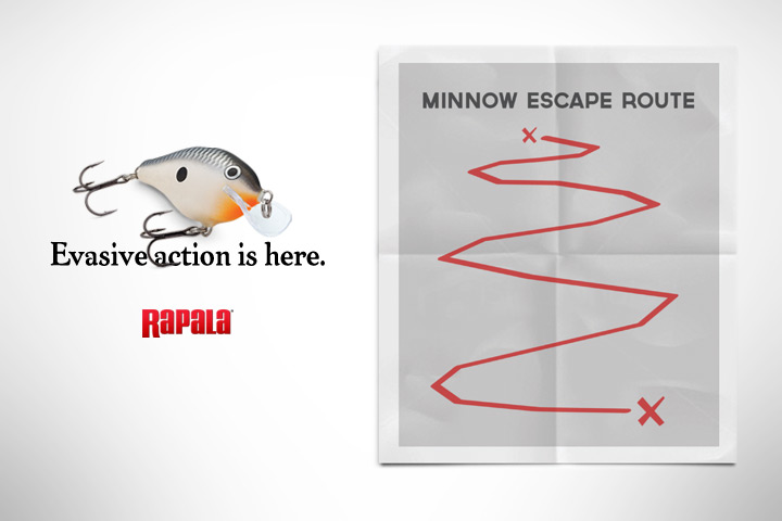 Minnow Escape Route Print Ad